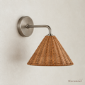 Delphine Wicker Sconce