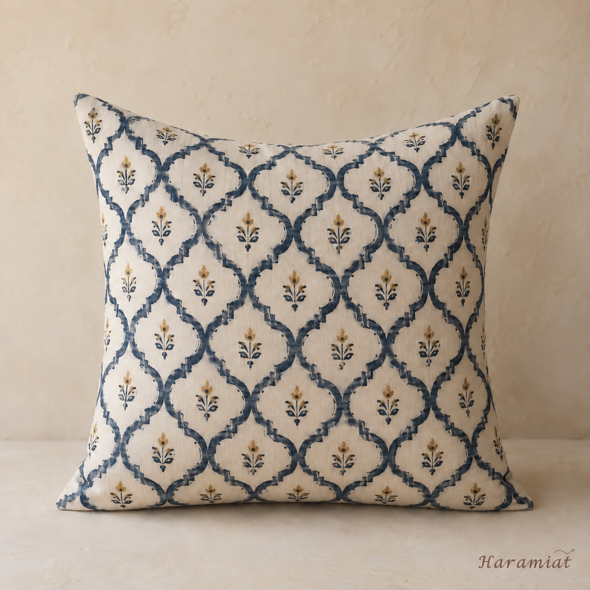 Indian Blockprint Pillow